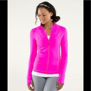 Lululemon Hot Pink Zip-up jacket